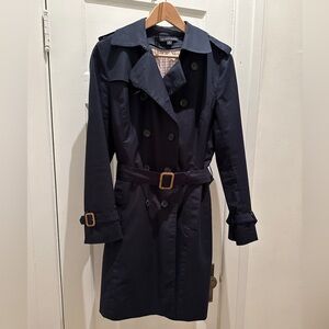 Navy Blue Trench